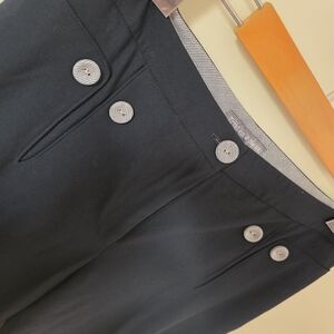 Tristan & Iseut Black Tailored Dress Pants Size 8 Straight Leg